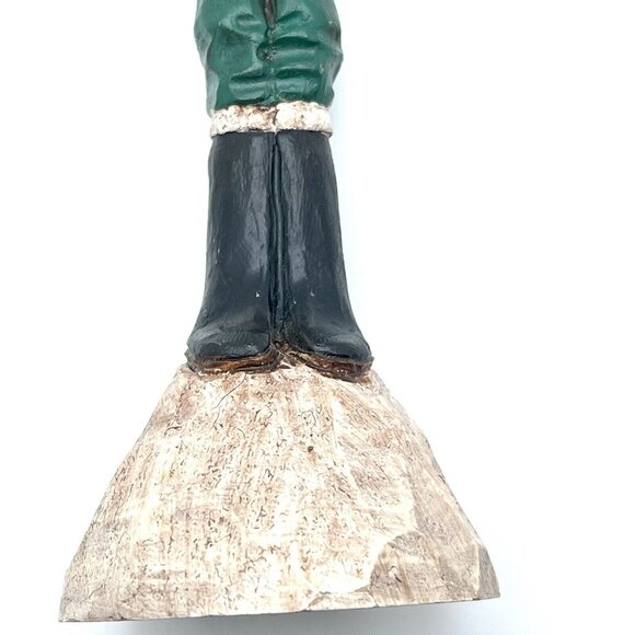 Jim Shore Christmas Pencil Santa Claus Green 1990 11.5” Tall KLE 2509 JS 7 - Picture 8 of 16